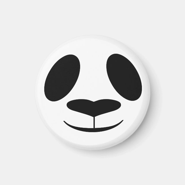 Panda Ansikte Magnet (Framsidan)
