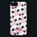 Panda Ansikte Mönster Rosa Anpassat namn<br><div class="desc">Kärlek pandor? Visa världen att du är en pandafanatism med den här söta hand plockade panda ansikte mönster på ljusare rosa grund. Alternativet Anpassat namn kan tas bort. färg kan också ändras. Enkel att använda mall. Inte högernas telefonväska? Du kan enkelt flytta till en annan fodral-storlek.</div>