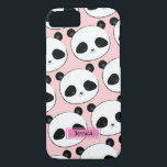 Panda Ansikte Mönster Rosa Anpassat namn<br><div class="desc">Kärlek pandor? Visa världen att du är en pandafanatism med den här söta hand plockade panda ansikte mönster på ljusare rosa grund. Alternativet Anpassat namn kan tas bort. färg kan också ändras. Enkel att använda mall. Inte högernas telefonväska? Du kan enkelt flytta till en annan fodral-storlek.</div>