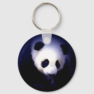 Panda Ansikte Nyckelring