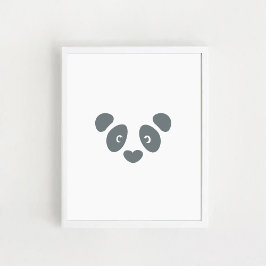 Panda Ansikte Poster