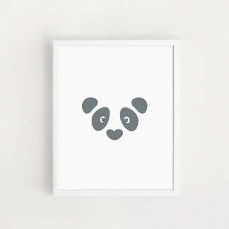 Panda Ansikte Poster