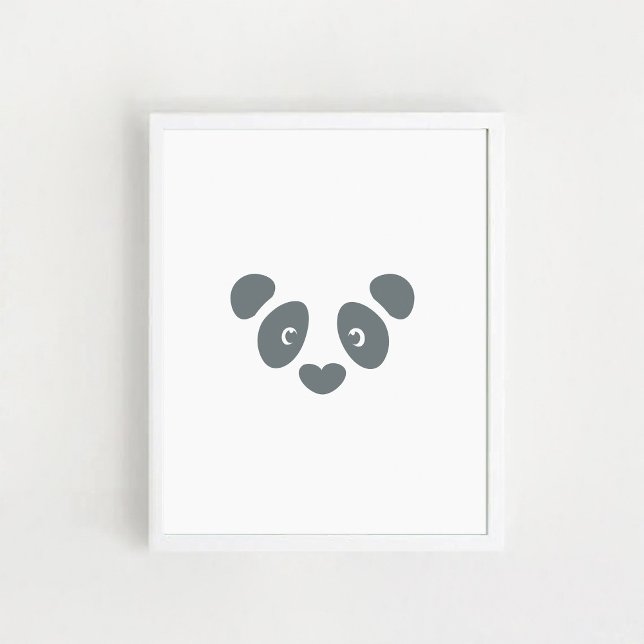 Panda Ansikte Poster (Skapare uppladdad)