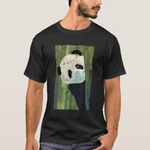 Panda Ansikte T Shirt