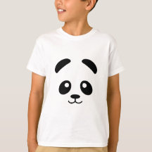Panda ansikte T-shirt | Tröja från ansikte i panda
