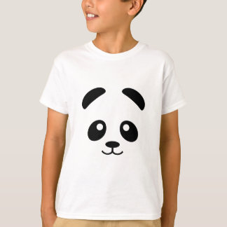 Panda ansikte T-shirt | Tröja från ansikte i panda