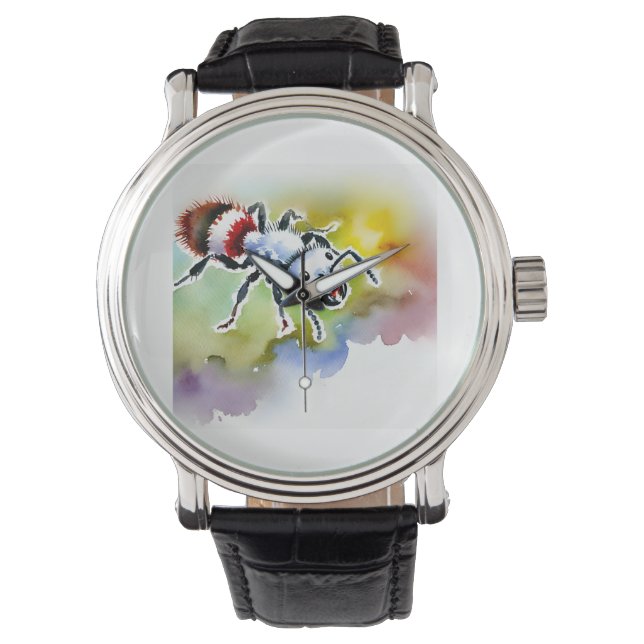 Panda Ant Harmony 221024AREF107 - Watercolor Armbandsur (Framsida)