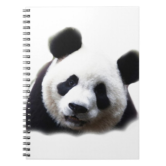 Panda Anteckningsbok Med Spiral (Framsidan)