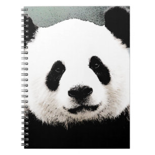 Panda Anteckningsbok Med Spiral