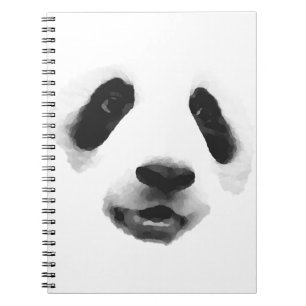 Panda Anteckningsbok Med Spiral