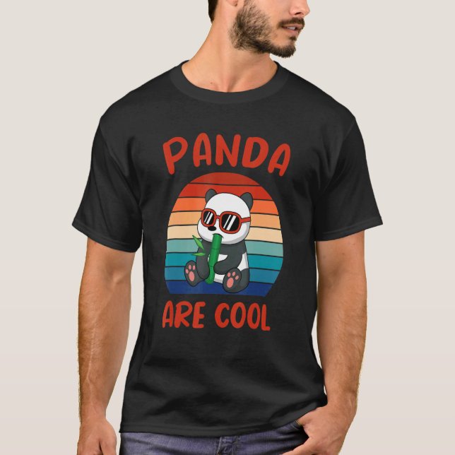 Panda är Coola Bears Giant Panda Bear Animal Bear T Shirt (Framsida)
