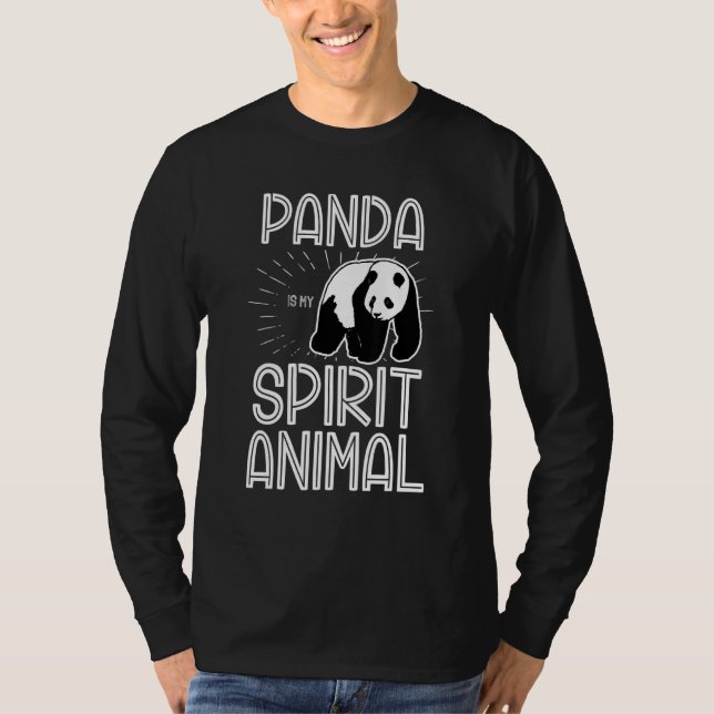 Panda är min Vild för djur Forest Wildlife Nat T Shirt (Framsida)