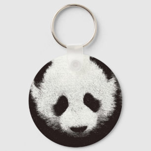 Panda Artwork Nyckelring