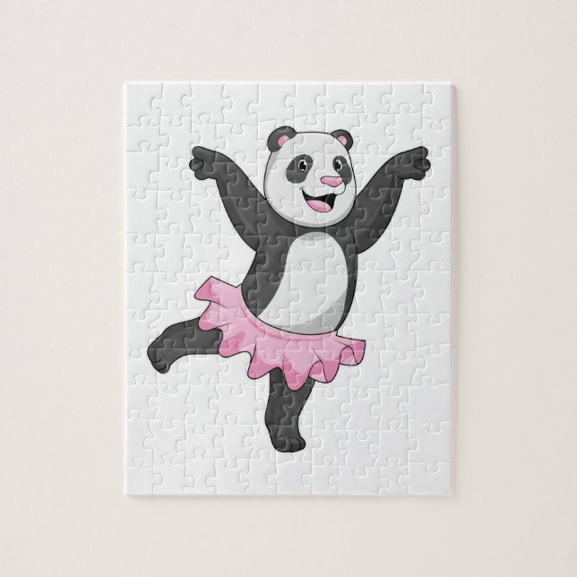 Panda as Ballerina at Ballet Pussel (Vertikal)
