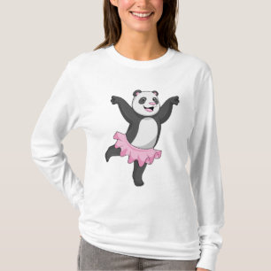 Panda as Ballerina at Ballet T Shirt