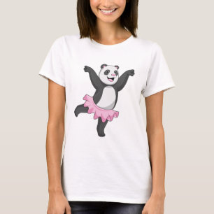 Panda as Ballerina at Ballet T Shirt