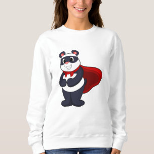 Panda as Hero with Mask & Cape T Shirt