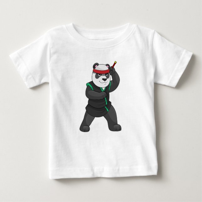 Panda as Ninja i Costume T Shirt (Framsida)
