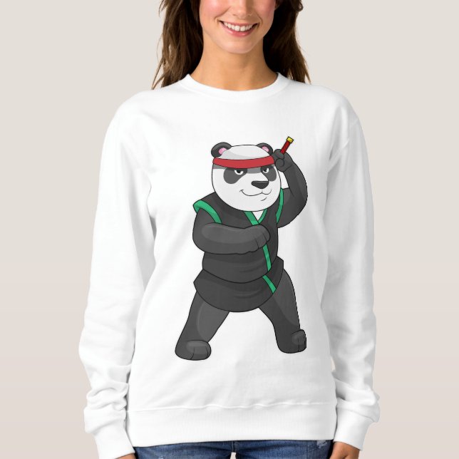 Panda as Ninja i Costume T Shirt (Framsida)