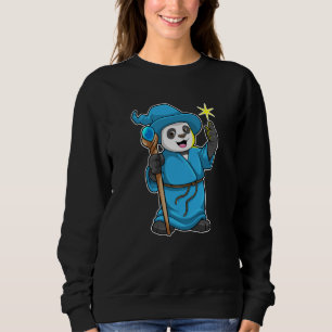 Panda as Wizard med Magic trollspö T Shirt