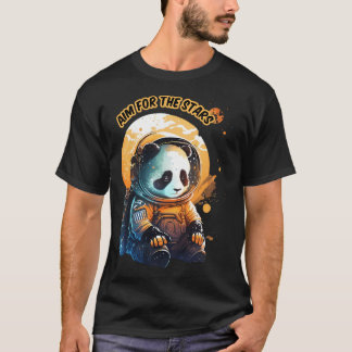 Panda Astronaut har som mål att göra stjärnor T Shirt