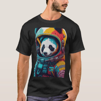 Panda Astronaut T Shirt
