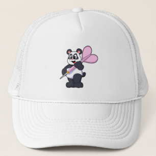 Panda at Darts med Dart Keps