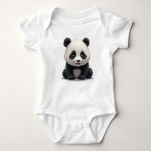 Panda Baby Bodykostym T Shirt