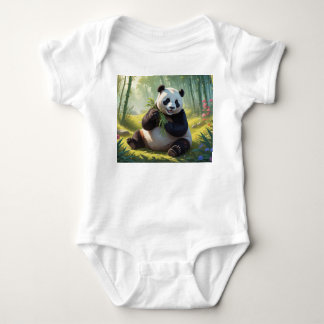 Panda Baby Bodykostym T Shirt