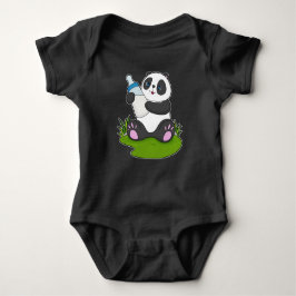 Panda Baby flaska Mjölk T Shirt