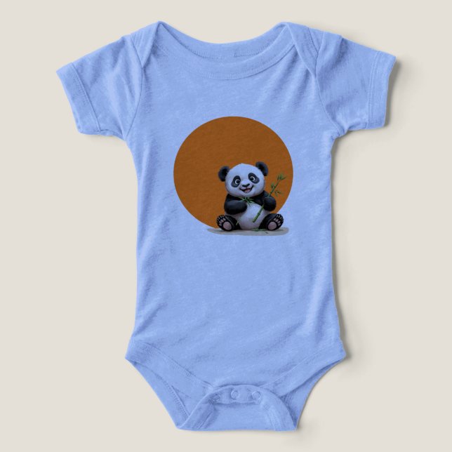 Panda Baby T Shirt (Design Framsida)