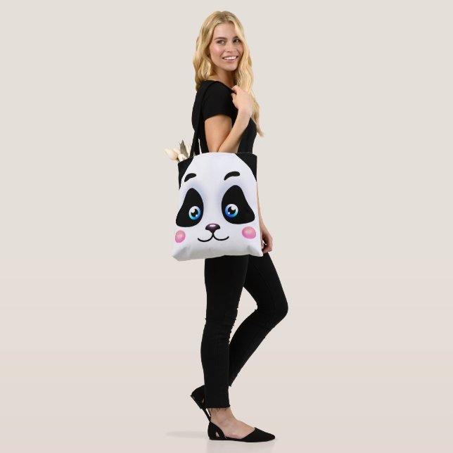 Panda Bag Tygkasse (På modell)