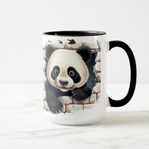 Panda-bakgrund Mugg