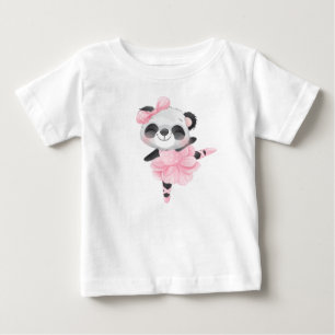 Panda Ballerina T Shirt