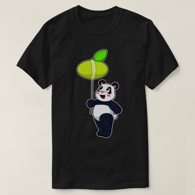 Panda Balloon T Shirt (Design framsida)