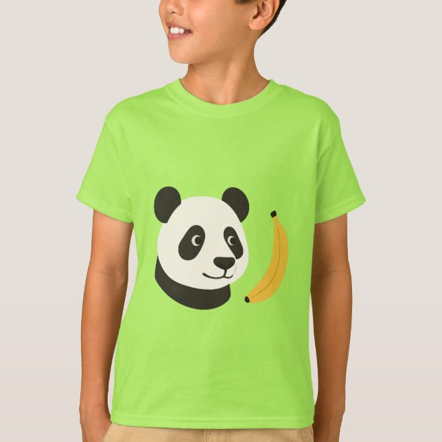 Panda Banana Barn Tröja (Framsida)