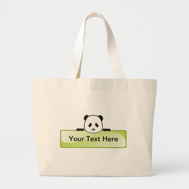 Panda Banner Jumbo Tygkasse (Framsidan)