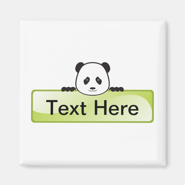 Panda Banner Magnet (Framsidan)