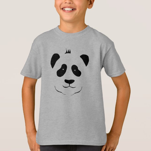 Panda Bär Shirt T Shirt (Framsida)