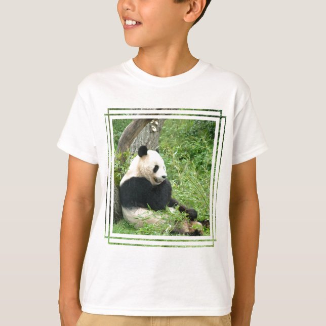 Panda Barn Sweatshirt T Shirt (Framsida)