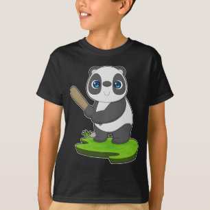 Panda Baseball Baseball fladdermus T Shirt