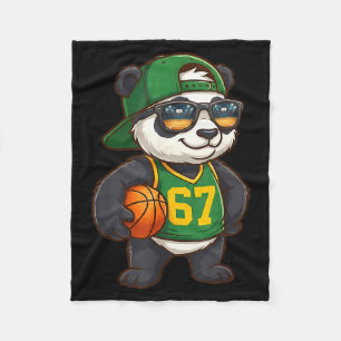 Panda Basket 67 Gen Alpha Slang Srts Män Pojkar  Fleecefilt