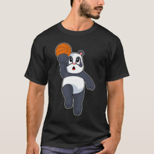 Panda Basketball-spelare Basketball T Shirt