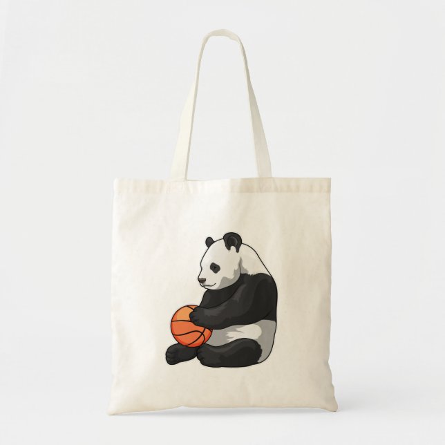 Panda Basketball-spelare Basketball Tygkasse (Framsidan)