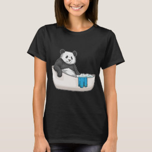 Panda Bathe Bathtub T Shirt