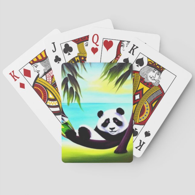 Panda Beach Vacation Casinokort (Baksidan)