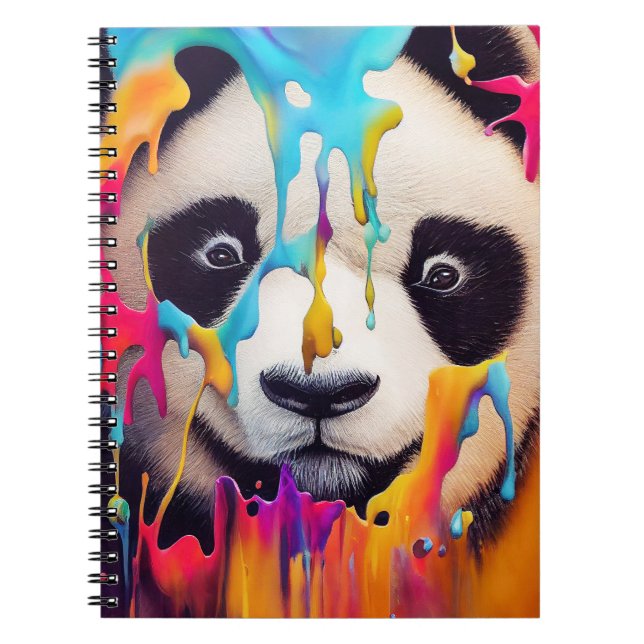 Panda Bear Animal Discovery Äventyr Natature Anteckningsbok (Framsidan)