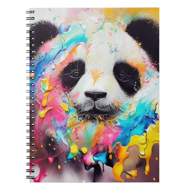 Panda Bear Animal Discovery Äventyr Natature Anteckningsbok (Framsidan)