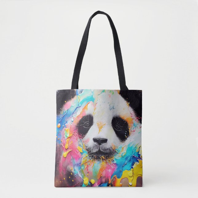 Panda Bear Animal Discovery Äventyr Natature Tygkasse (Framsida)