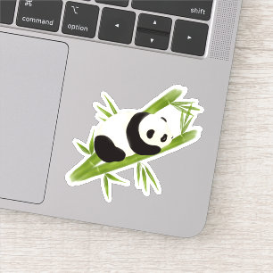 Panda Bear Anpassningsbar-cut Vinyl Sticker Klistermärken
